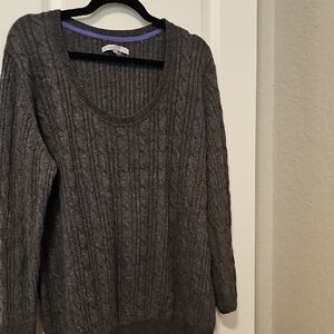 Old Navy Gray Crew Neck Sweater